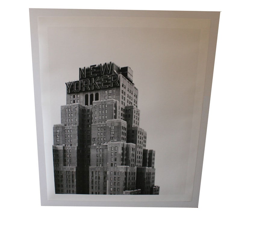 Large-Scale New Yorker Hotel Building B & W Print For Sale 2