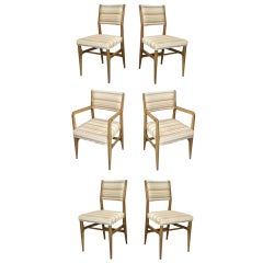 Gio Ponti for Singer and Sons set of 6 Dining Chairs