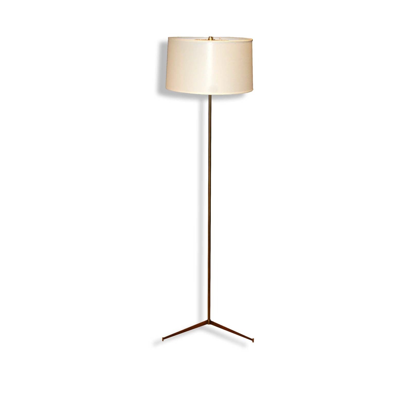 Anders Brass Tripod Floor Lamp For Sale