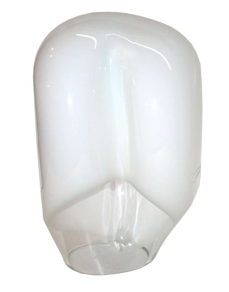 Pair Murano Luciano Vistosi Blown Glass Table Lamps 1