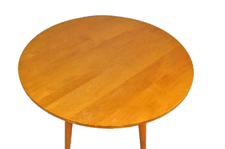 Mid-Century Modern Paul McCobb Planner Group Round Dinette Table