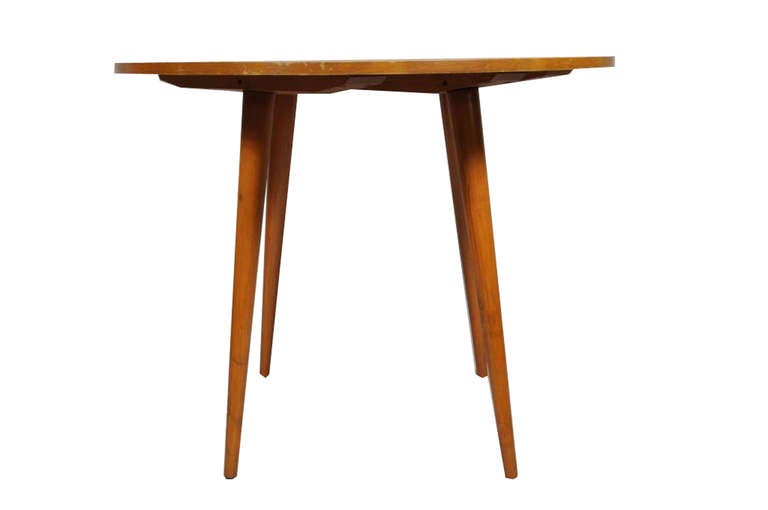 American Paul McCobb Planner Group Round Dinette Table