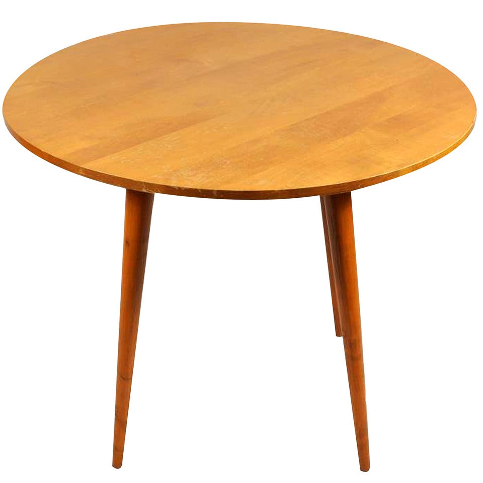 Paul McCobb Planner Group Round Dinette Table