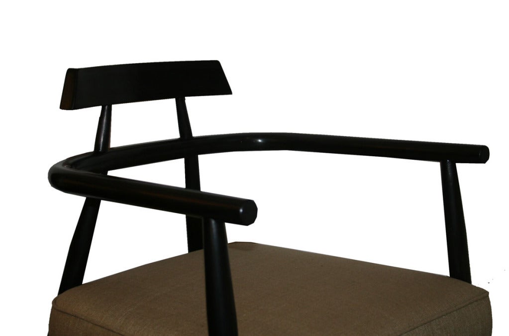 Lacquered Rare Paul McCobb Predictor Armchair for O'Hearn