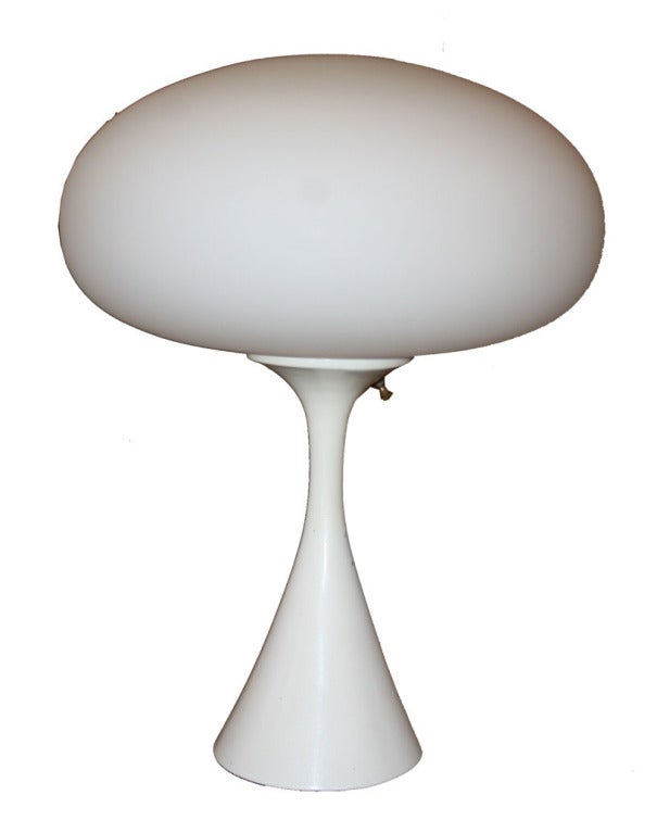 Mid-20th Century Laurel Tulip Stem Globe Lamps