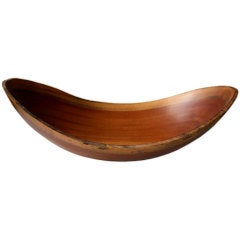 Brazilian Eucalyptus Wooden Carved Bowl