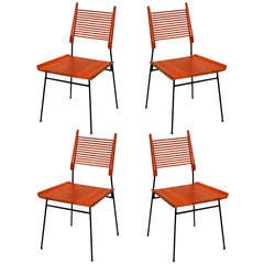 Paul McCobb Set of 4 Shovel Chairs