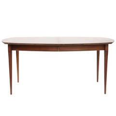 Bertha Schaefer Walnut Dining Table for Singer and Sons