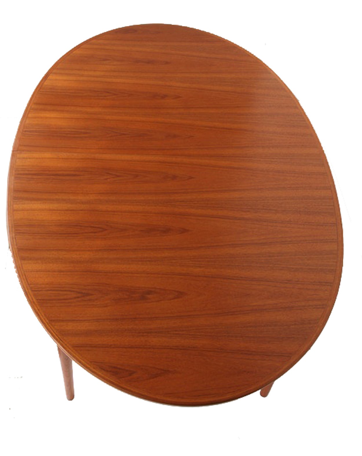 Mid-20th Century Arne Vodder Extra Large Danish Teak Oval Expanding Dining Table