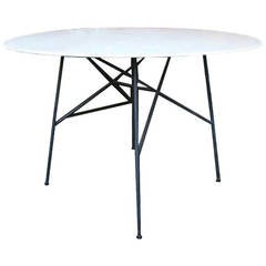 Paul McCobb for Arbuck Solid Iron Rod Dining Table