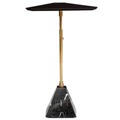 Erickson Aesthetics  Pyramid Base Cocktail Table with Telescoping Swivel Post