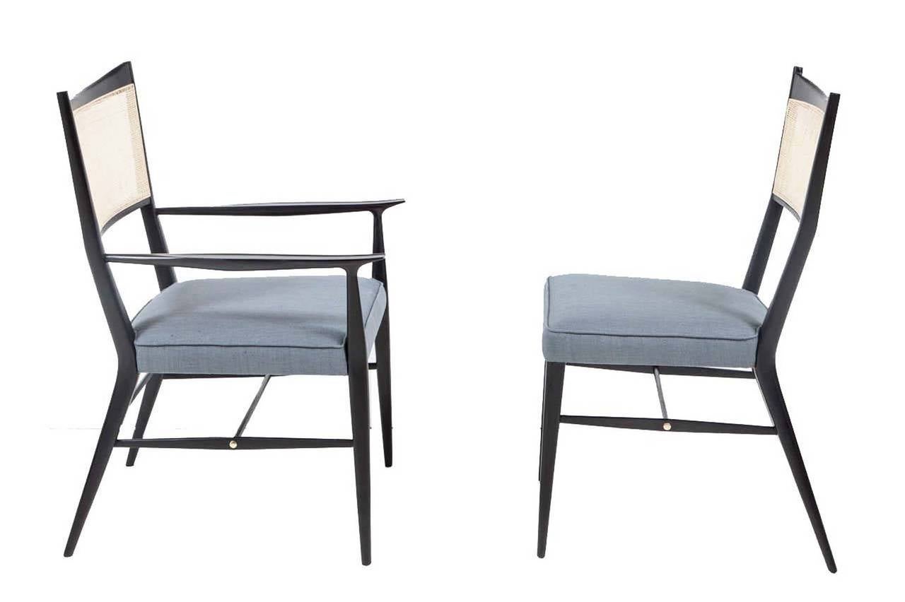 Paul McCobb Set of Eight Directional Dining Chairs In Excellent Condition In New York, NY