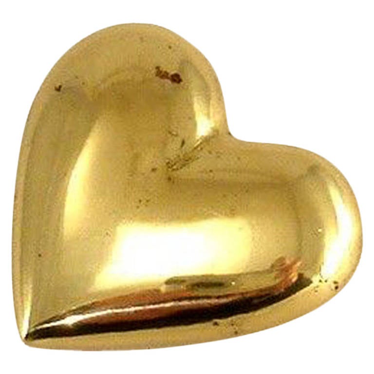 Paperweight Heart by Carl Aubock at 1stdibs