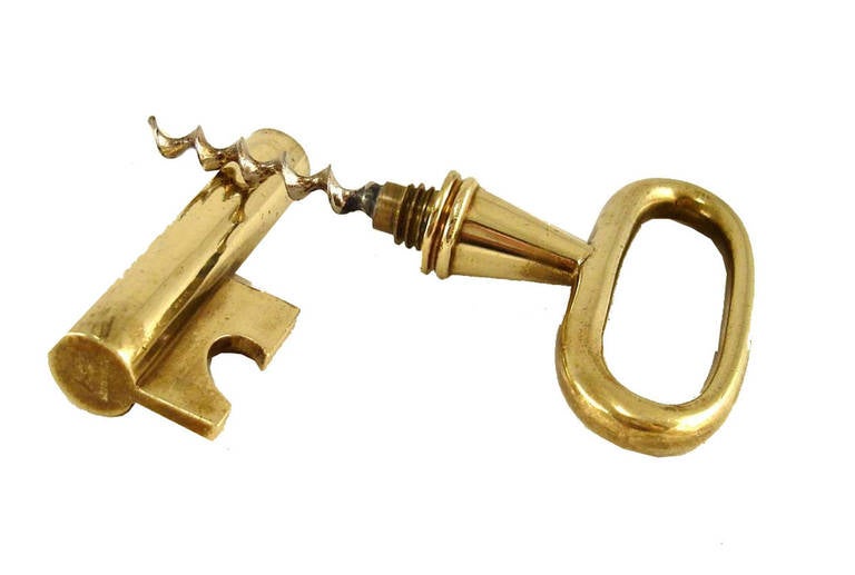 Carl Aubock Corkscrew Key For Sale at 1stDibs