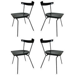 Paul McCobb 1535 Iron and Maple Dining Chairs