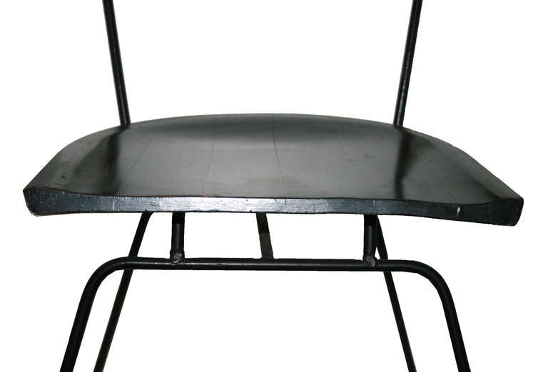 Paul McCobb 1535 Iron and Maple Dining Chairs 1