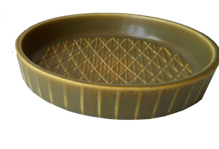 Gunnar Nylund for Rorstrand Stoneware Bowl In Good Condition For Sale In New York, NY
