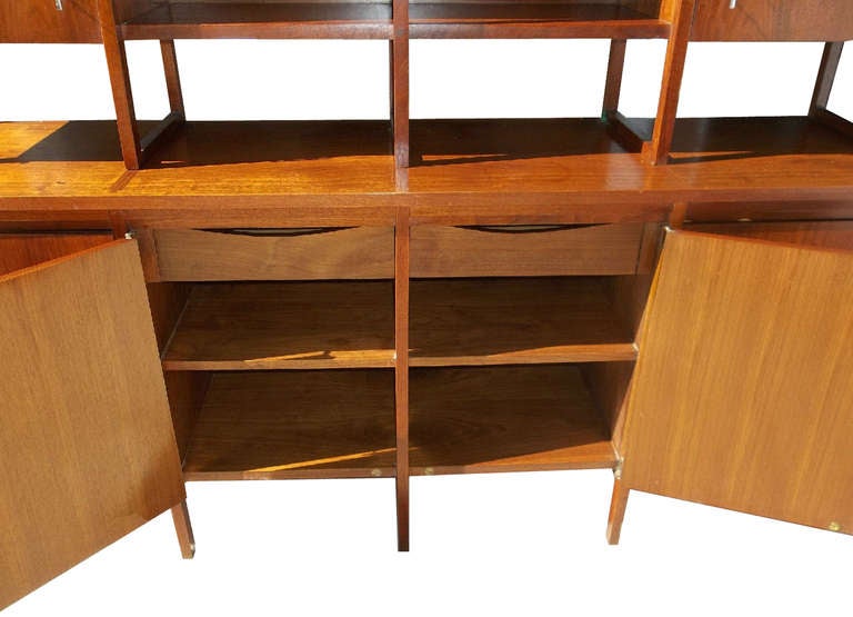 Paul McCobb Delineator 2 Piece Wall Unit for Lane In Excellent Condition In New York, NY