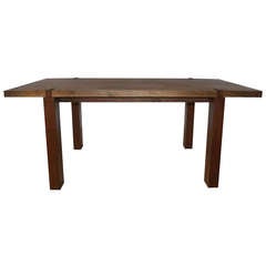 "Mortise"Black Walnut Dining Table