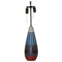 1950's Italian Ceramic Lamp for Raymor