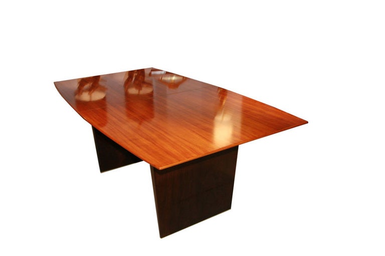 American Rare Edward Wormley for Dunbar Walnut Dining Table