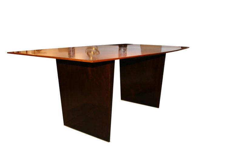 Rare Edward Wormley for Dunbar Walnut Dining Table 1