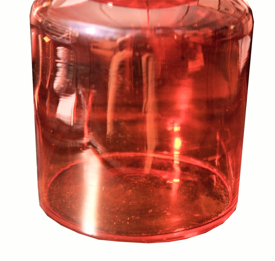 Blown Glass Handblown Glass Jar by Blenko