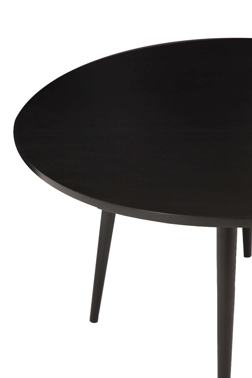 Simple 36" coffee table by Paul McCobb restored in a black lacquer piano.

Paul McCobb (1917-1969) is an American designer best known for the Planner Group, his collection of clean, utilitarian and well-priced modular residential furniture