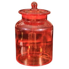 Handblown Glass Jar by Blenko