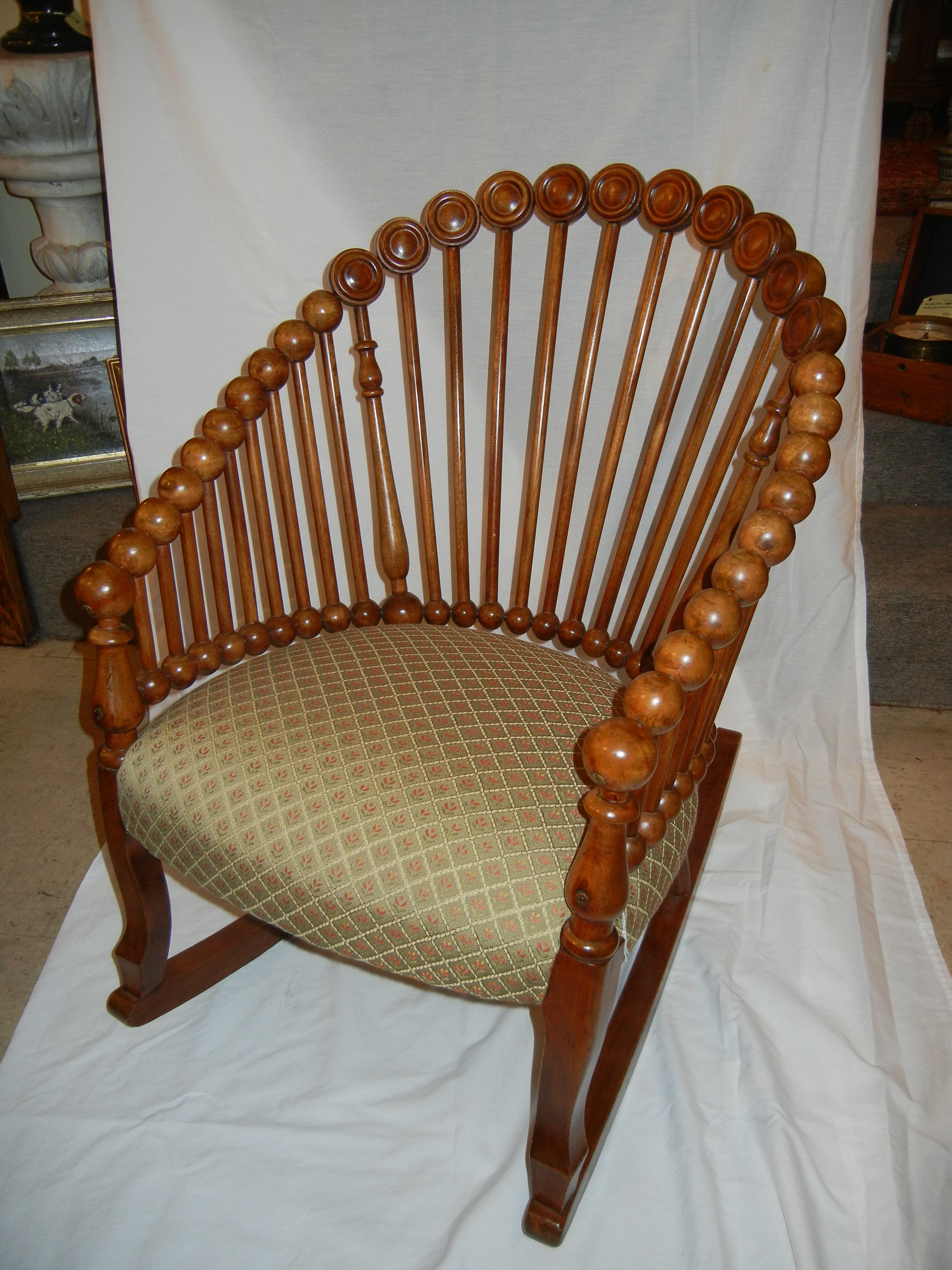 The George Hunzinger "Lollipop Rocking Chair C1870