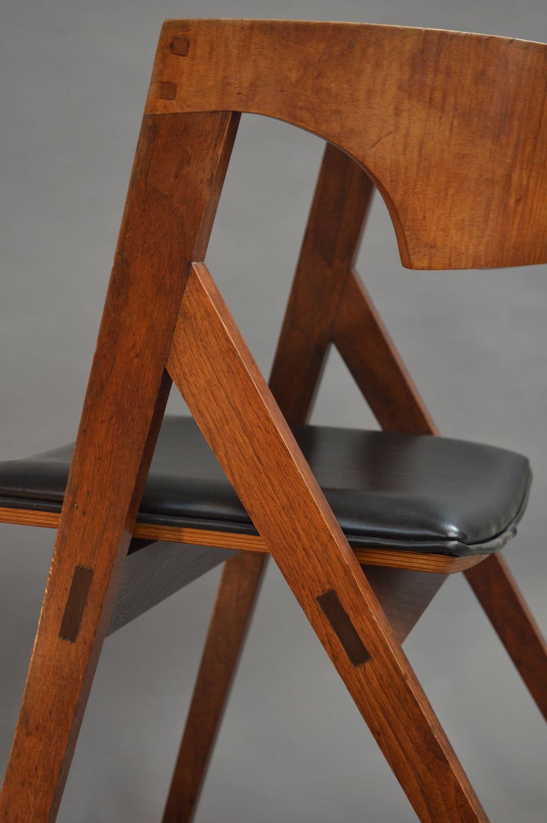 Modern American Studio Craft Artist David N. Ebner's Dining Chair For Sale