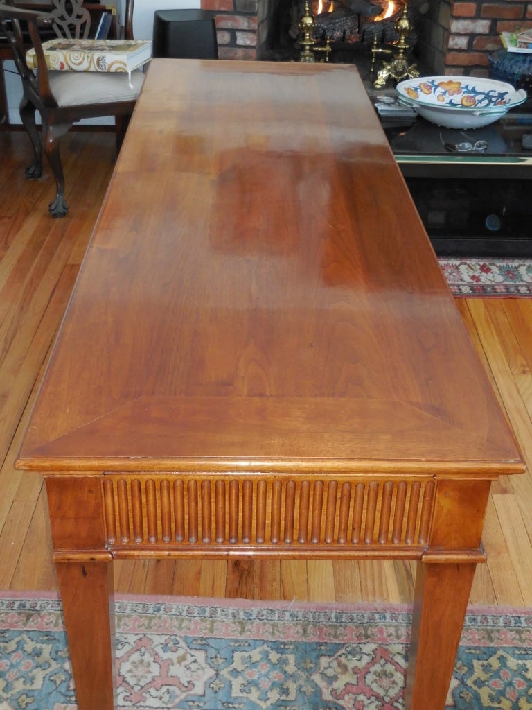 American Colonial Custom Crafted Cherrywood Console or Sofa Table