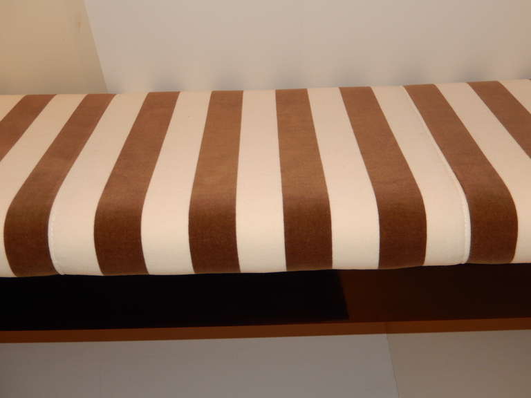 Asian Form Upholstered Bench