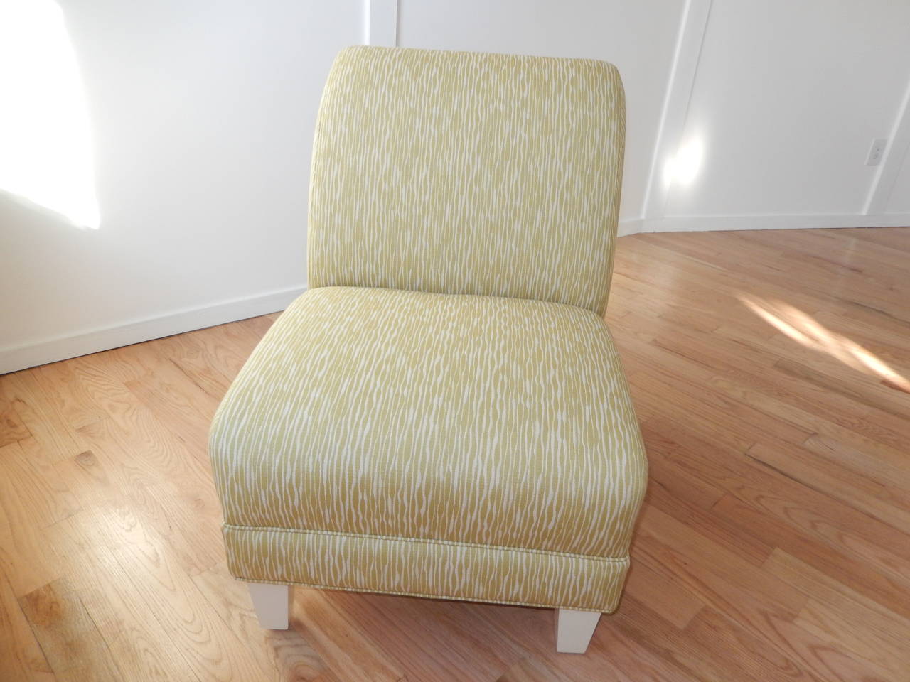 Woven Pair of Slipper Chairs, Custom for Pamela Lerner Antiques