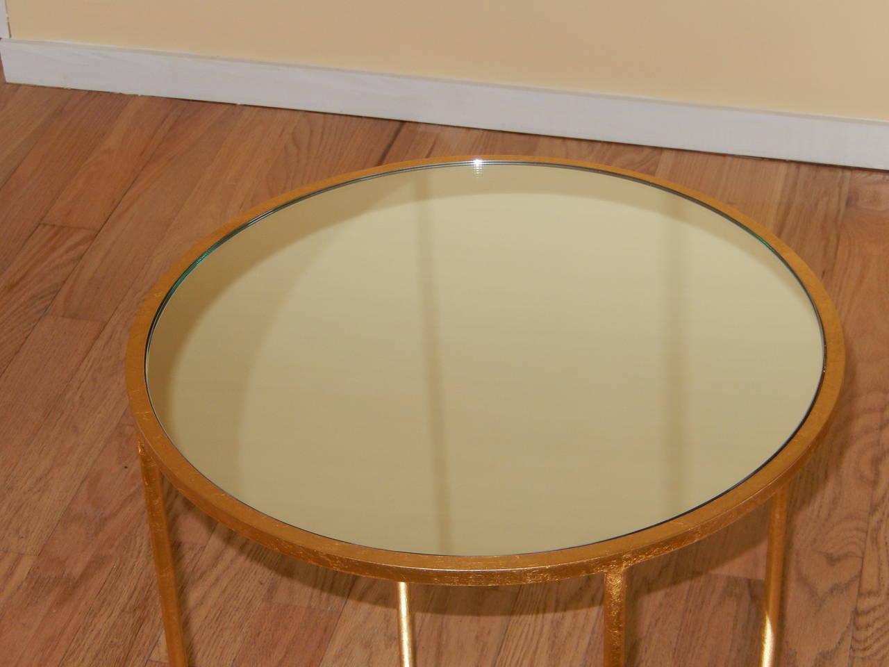 Italian A Mirrored Two Level Side Table