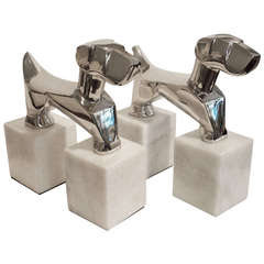 Pair of Art Deco Style Scottie Dog Bookends