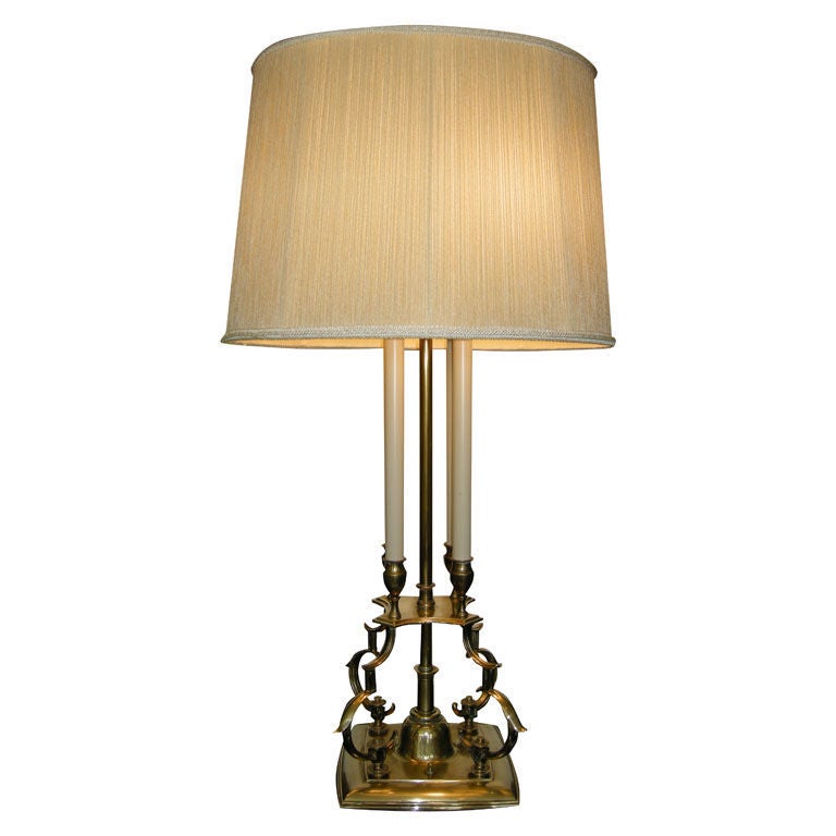 Elegant Solid Brass Stiffel Table Lamp at 1stDibs