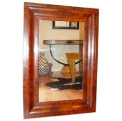 Classic Late 19th century Mahogany Framed Ogee Mirror.