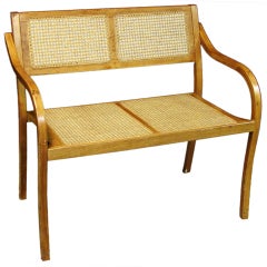 A English Regency Style Caned Settee