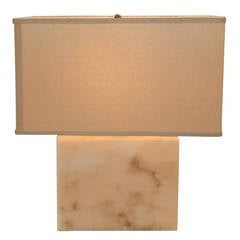 Large Modern Alabaster Lamp