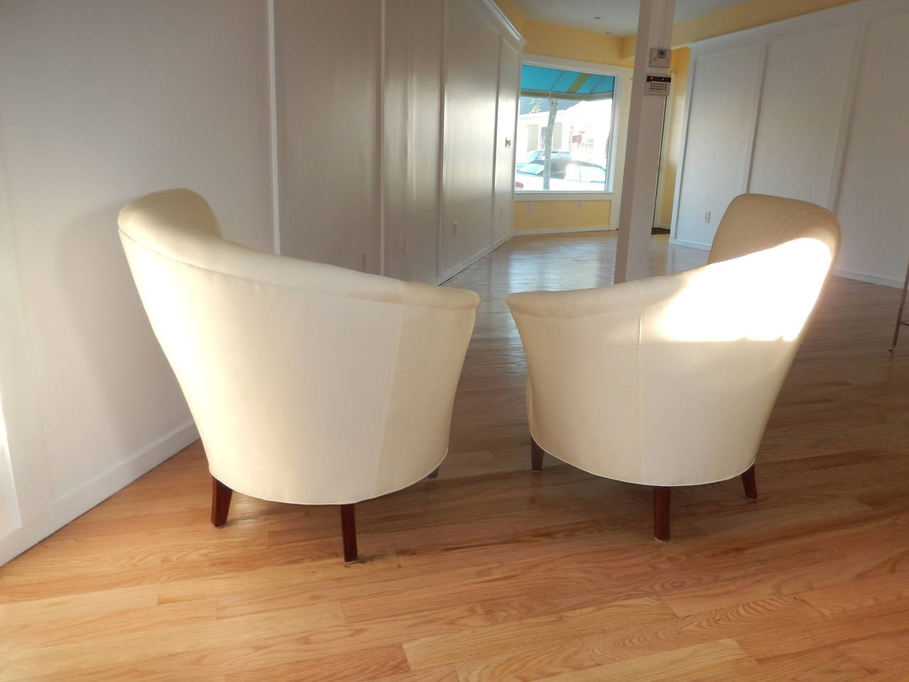 Pair of Hollywood Regency Art Deco Chairs
