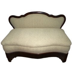 Used American Antque Empire Love Seat  (Banquette)