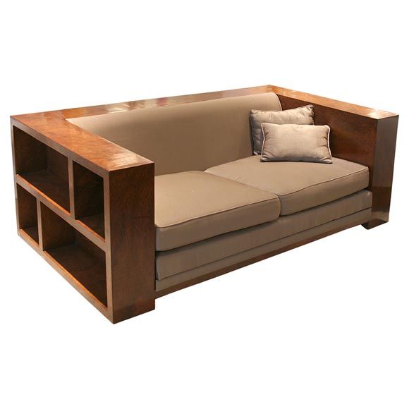 Rare French, Sofa - Bookcase