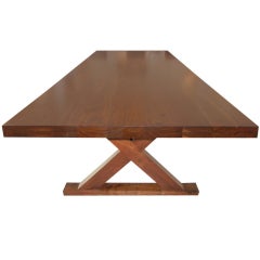 An Industrial Studio Crafted Large Dining Room Table/Desk