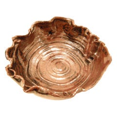 Handcrafted Stoneware Scalloped Serving Bowl