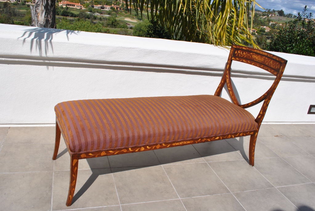 A Masterpiece of Dutch Marquetry, Chaise Longue  (Hearst Castle)