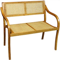 English Regency Style Caned Settee