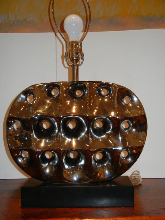 A Spectacular pair of 1960s  table lamps.