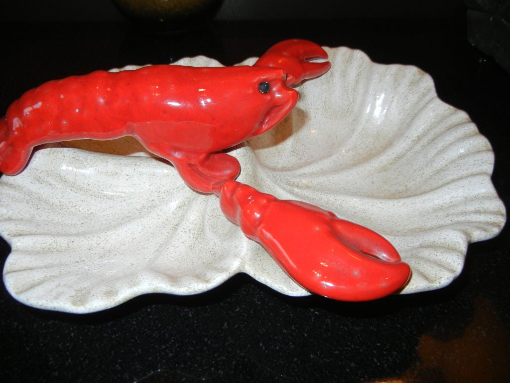 vintage lobster dish
