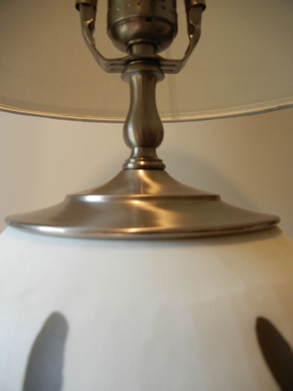 An Unusual Pair of Studio Crafted  Sculptured Lamps.